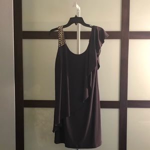 Betsy & Adam Beaded Shoulder Dress - never worn